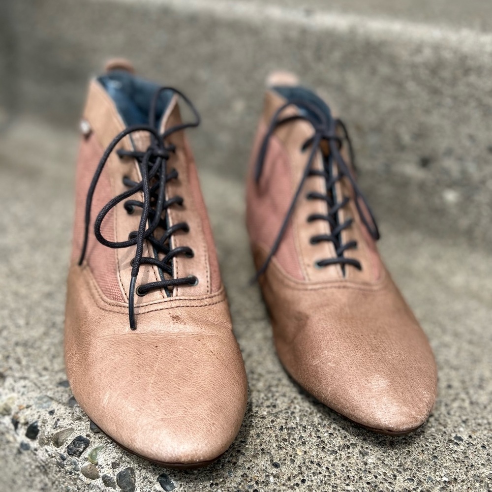 VANS Booties fabric/leather unique